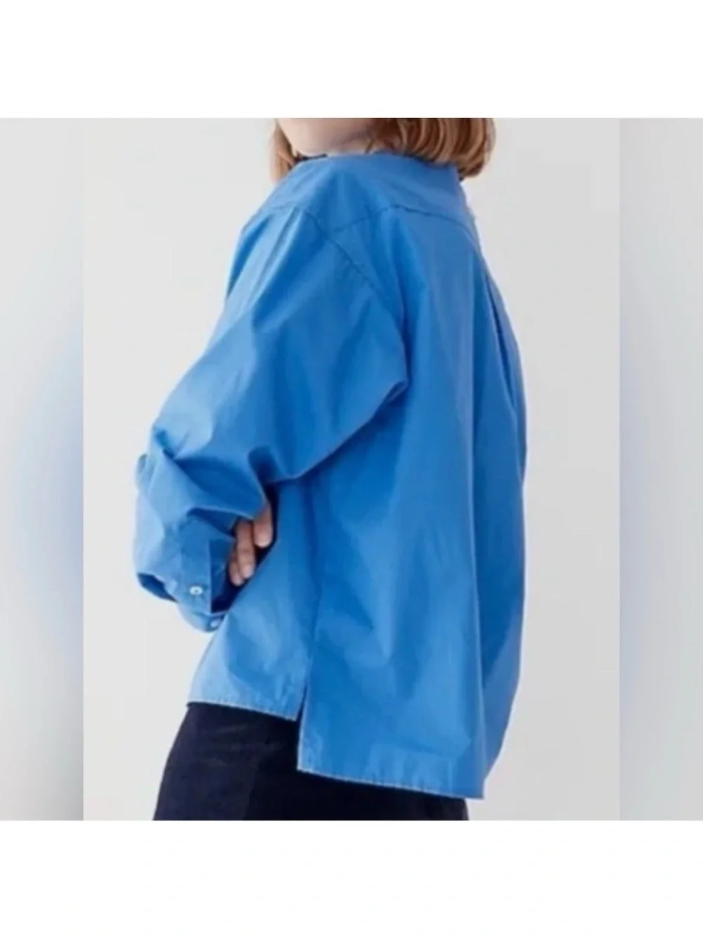 J. Crew Bright Blue Button-Down Shirt